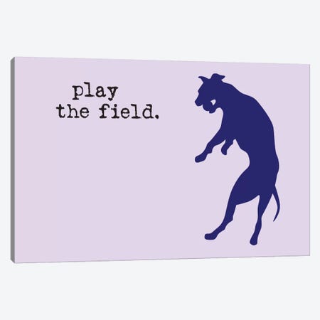 Play The Field Canvas Print #DIG75} by Dog is Good and Cat is Good Canvas Wall Art