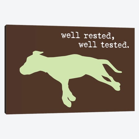 Well Rested I Canvas Print #DIG90} by Dog is Good and Cat is Good Canvas Print