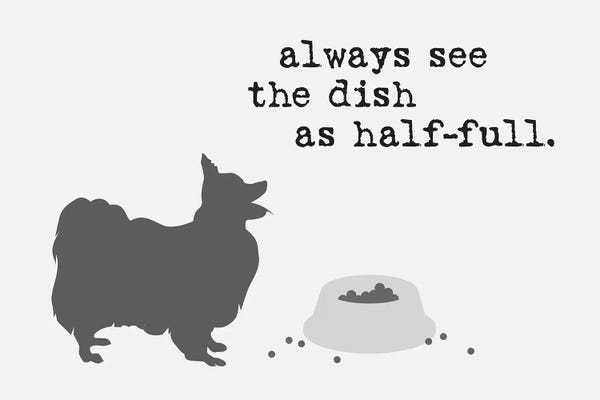 Pomeranians: Half Full II by Dog is Good and Cat is Good
