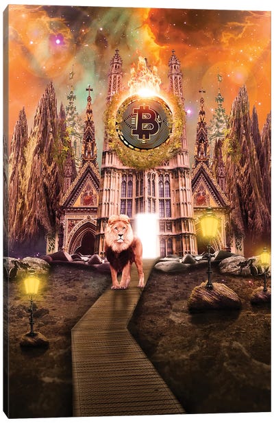 Cryptocurrency Bitcoin Canvas Art Print - Limited Edition Art