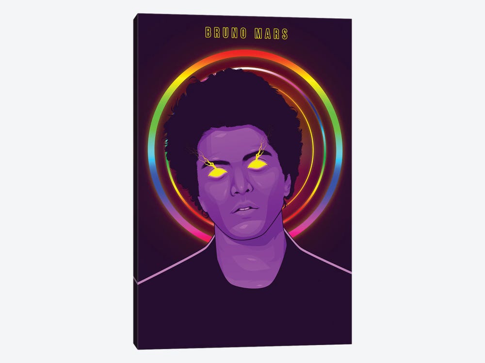 Bruno Mars by Ren Di 1-piece Art Print