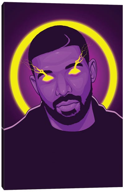 Drake III Canvas Art Print - Ren Di