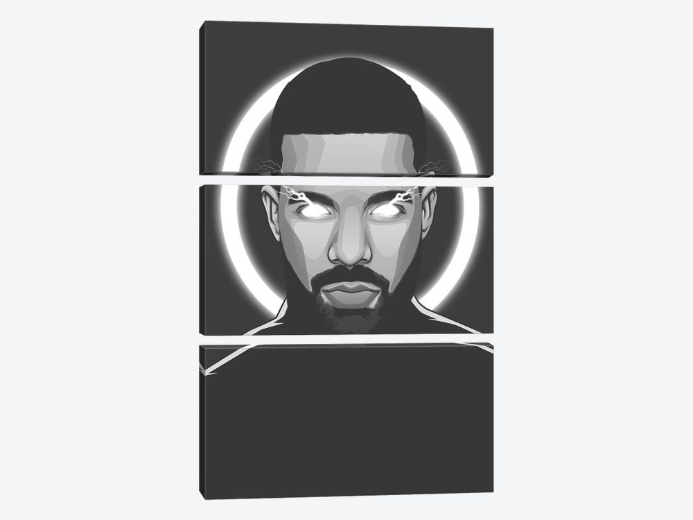 Drake IV by Ren Di 3-piece Canvas Print