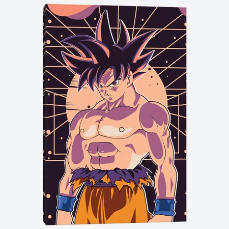 Goku - Dragonball Canvas Print #DII30} by Ren Di Canvas Print