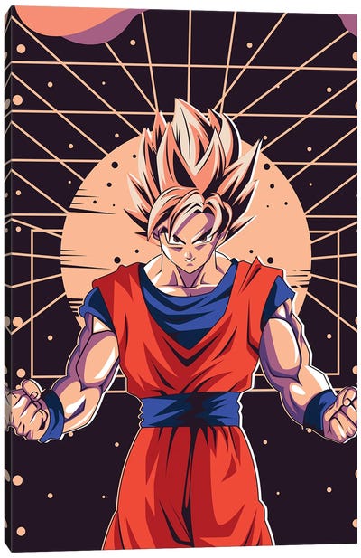 Goku - Dragonball II Canvas Art Print - Ren Di