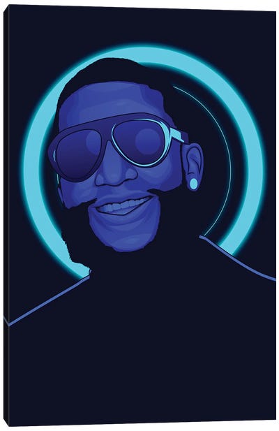 Gucci Mane II Canvas Art Print - Cyberpunk Art