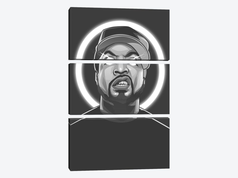 Ice Cube by Ren Di 3-piece Canvas Artwork