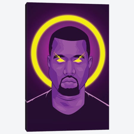 Kanye West - Donda Canvas Print #DII42} by Ren Di Canvas Wall Art