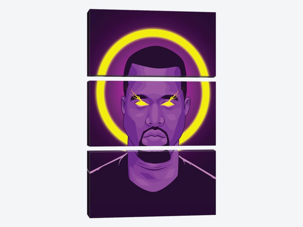 Kanye West - Donda by Ren Di 3-piece Canvas Artwork