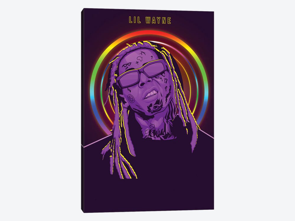 Lil Wayne by Ren Di 1-piece Canvas Art Print