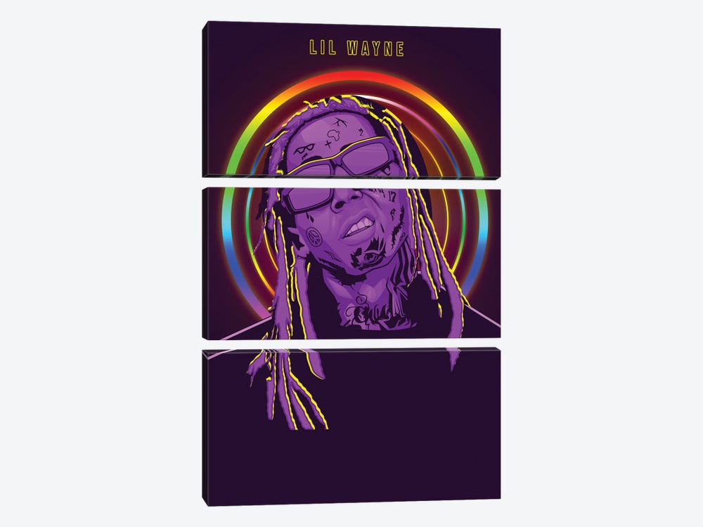 Lil Wayne by Ren Di 3-piece Art Print