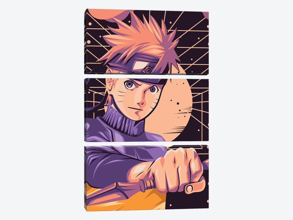 Naruto II by Ren Di 3-piece Canvas Artwork
