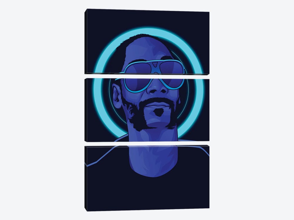 Snoop Dogg by Ren Di 3-piece Canvas Art Print