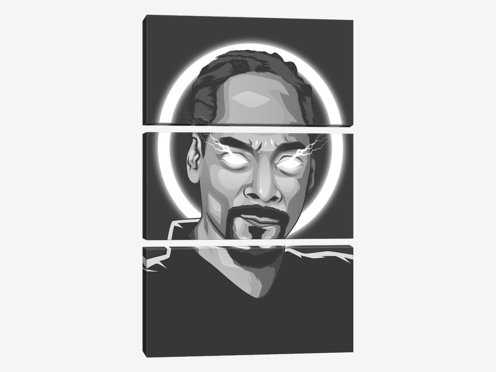 Snoop Dogg II by Ren Di 3-piece Art Print