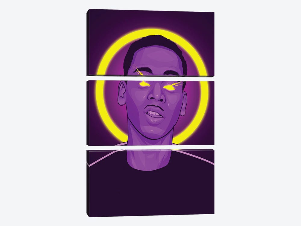 Young Dolph by Ren Di 3-piece Canvas Wall Art