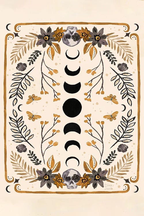 Mystical Times V BWG by Dina June wall art