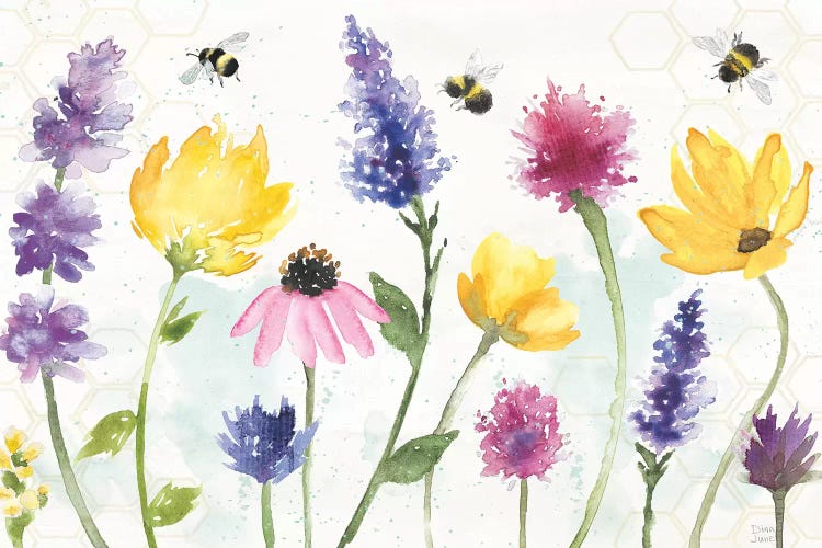 Bee Harmony I by Dina June wall art