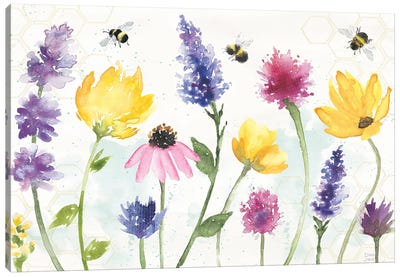 Bee Harmony I Canvas Art Print
