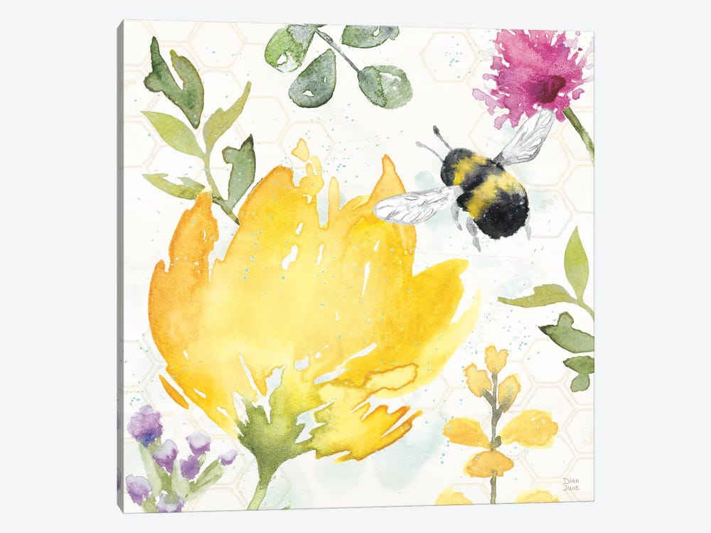 Bee Harmony II by Dina June 1-piece Art Print