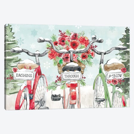 Holiday Ride IV Canvas Print #DIJ35} by Dina June Canvas Art Print