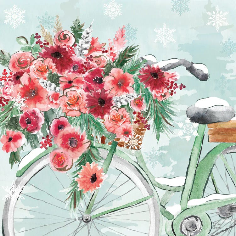 Holiday Ride VI by Dina June wall art