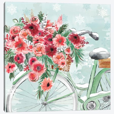 Holiday Ride VI Canvas Print #DIJ37} by Dina June Art Print