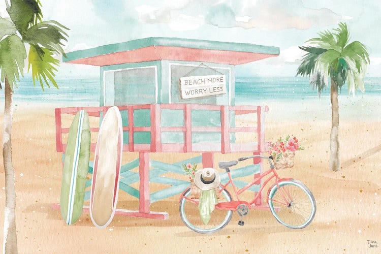 Surfs Up VII by Dina June wall art