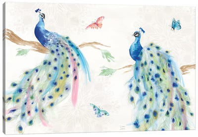 Peacock Glory I Canvas Art Print