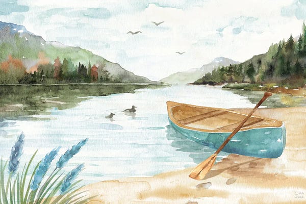 Canoes: Lake Love I by Dina June