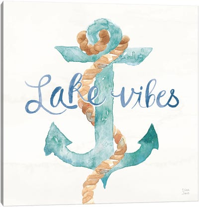 Lake Love V Canvas Art Print