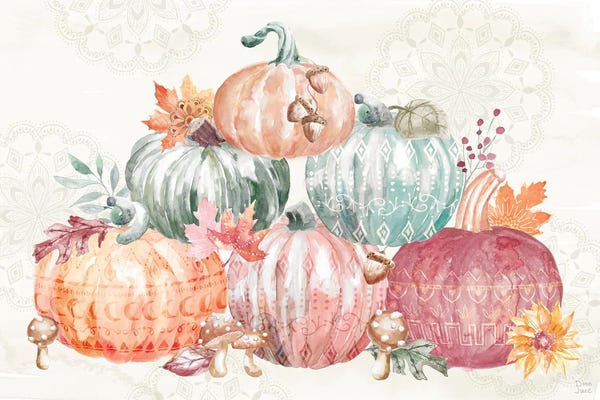 Pumpkins: Harvest Touch IV by Dina June