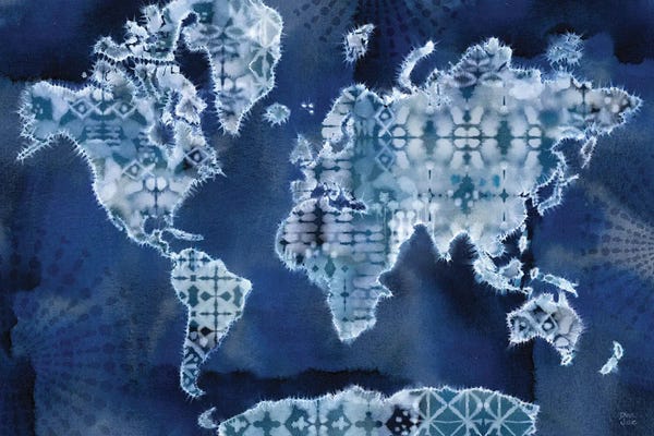 Globes: Indigo Splash I by Dina June