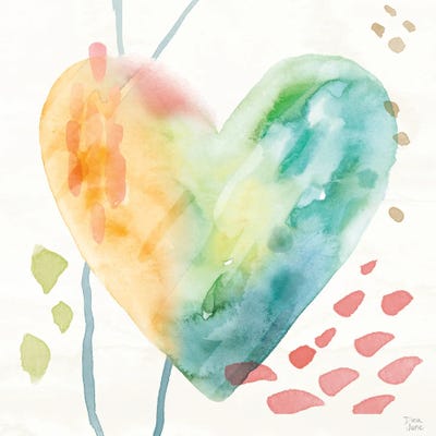 Winged Whisper VII by Dina June framed canvas print