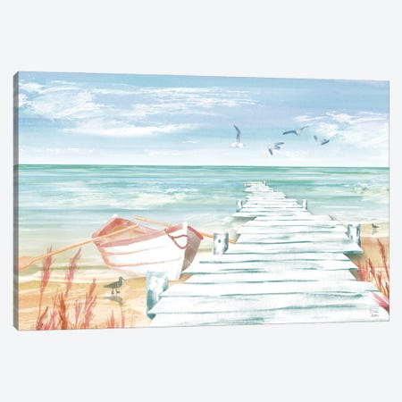 Ocean Breeze I Canvas Print #DIJ95} by Dina June Canvas Art Print