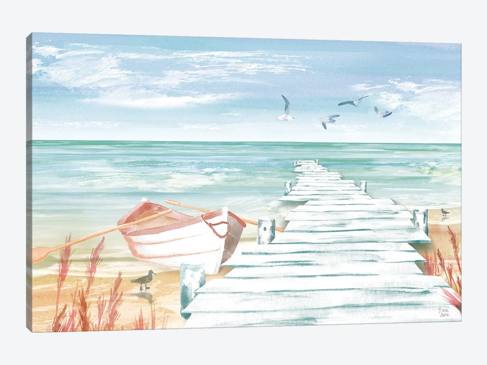 Ocean Breeze I by Dina June 1-piece Canvas Artwork