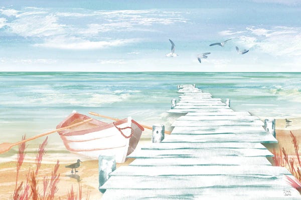 Rowboats: Ocean Breeze I by Dina June