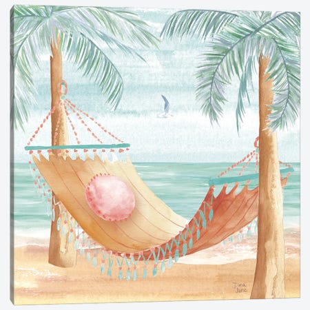 Ocean Breeze III Canvas Print #DIJ96} by Dina June Art Print