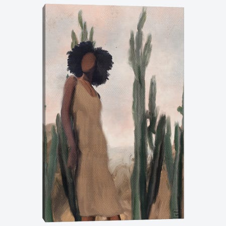 Desert Girl Canvas Print #DIL16} by Andileh Art Print