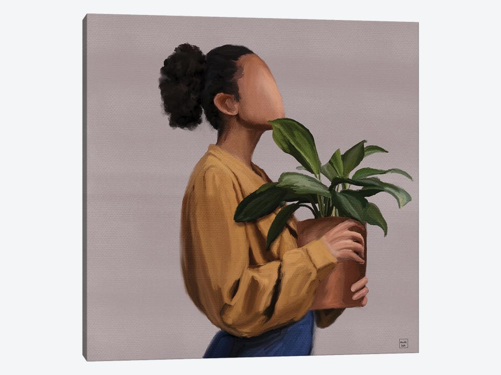 Plant Lover by Andileh 1-piece Canvas Art Print