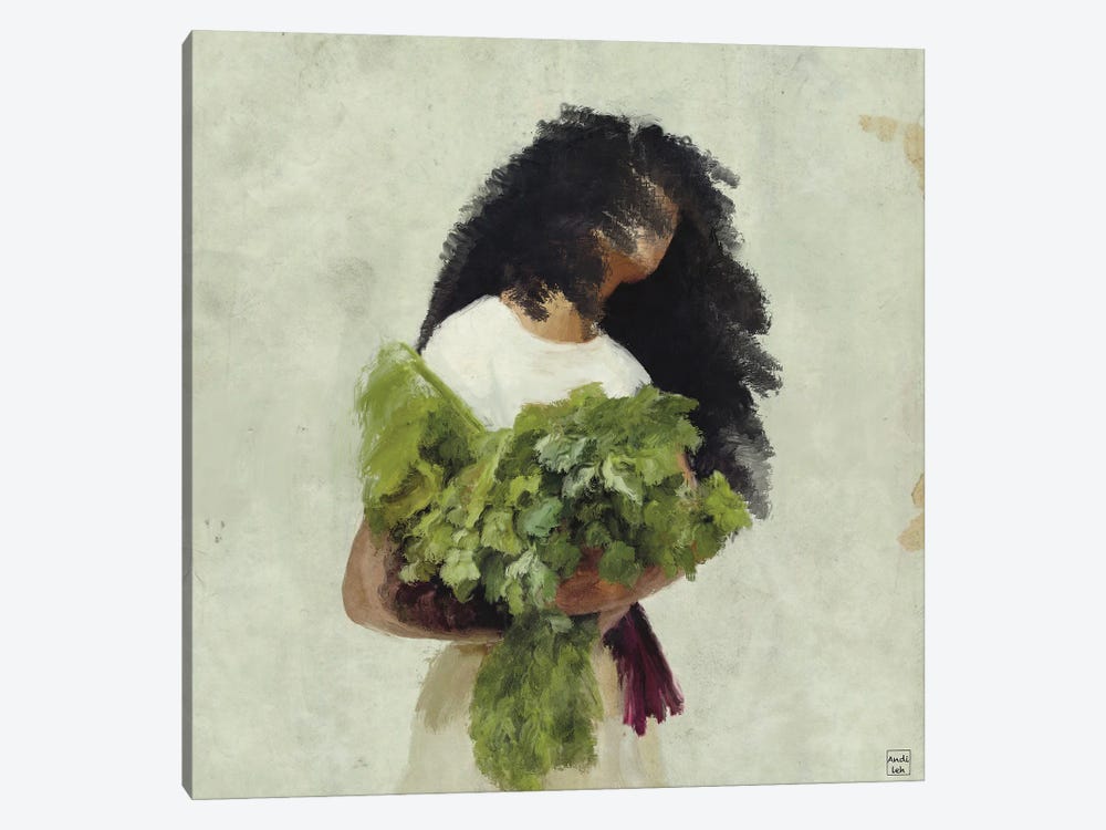 Bouquet Of Greens by Andileh 1-piece Art Print