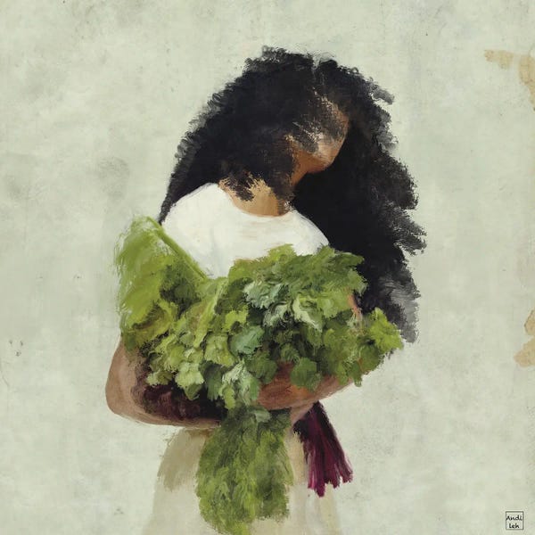 Refreshing Workspace: Bouquet Of Greens by Andileh