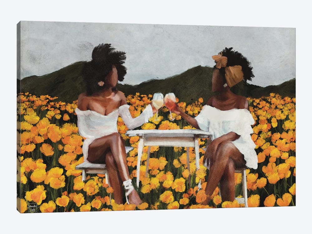 Picnic Date by Andileh 1-piece Canvas Art Print