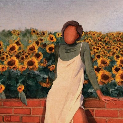 Sunflower Girl by Andileh gallery poster