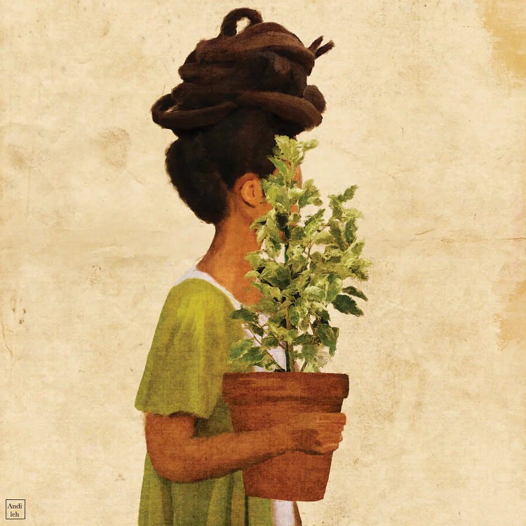 Earth Child by Andileh wall art