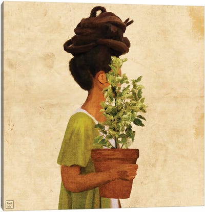 Earth Child Canvas Art Print - Gardening Art