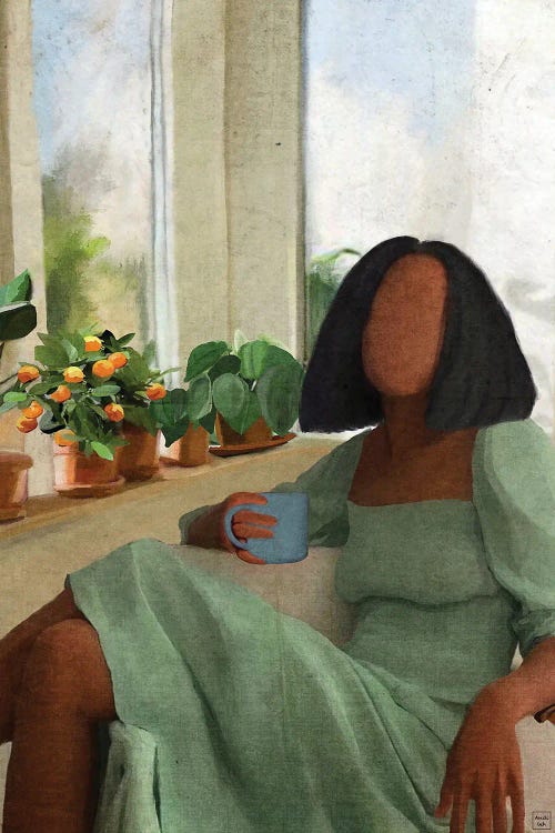 Green Dress by Andileh wall art