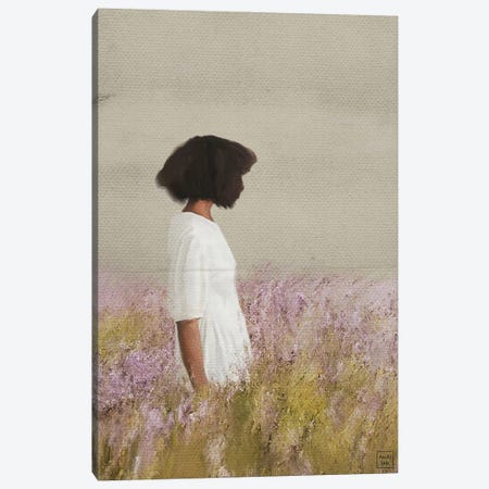 Lavender Girl Canvas Print #DIL41} by Andileh Canvas Art Print