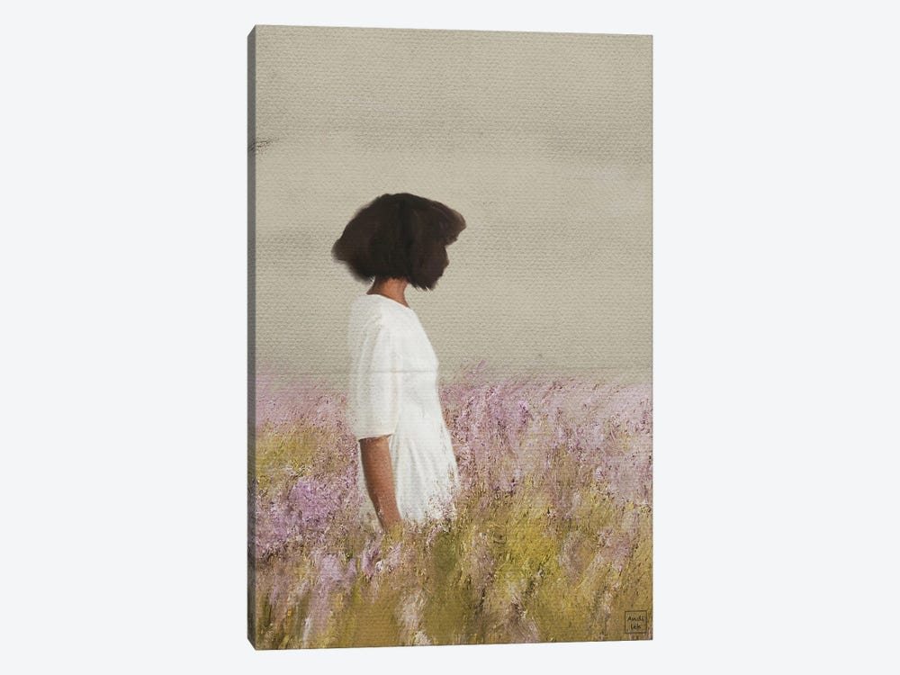 Lavender Girl by Andileh 1-piece Canvas Print