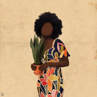 Bloom With Grace by Andileh metal wall art