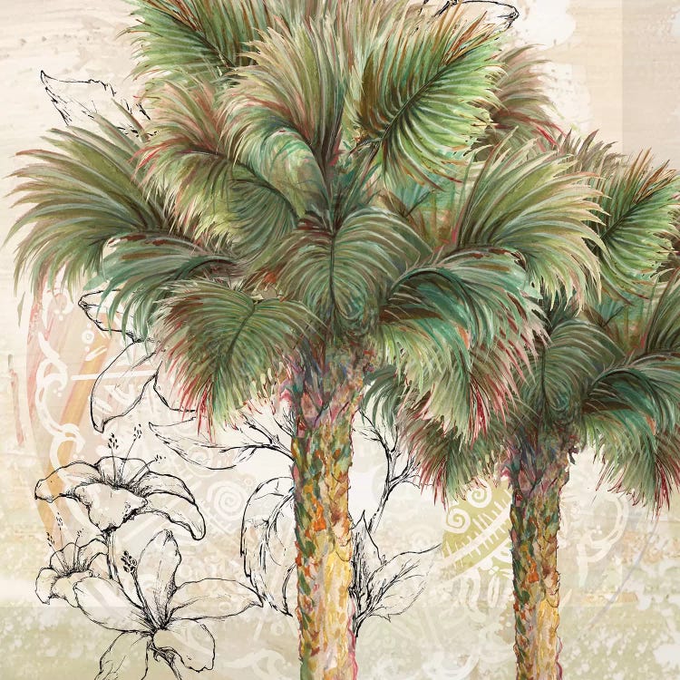 Palms Away I by Diannart wall art